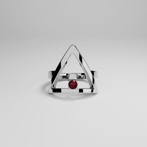 Anello Fuoco Argento 925 collezione Elementi
